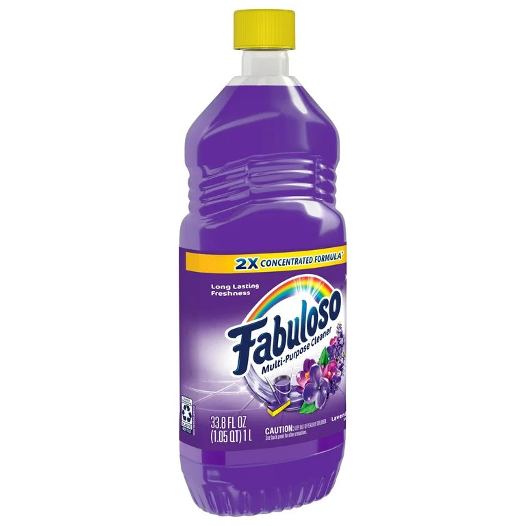 Fabuloso Multi-purpose Cleaner, 2x Concentrated Formula, Lavender Scen 