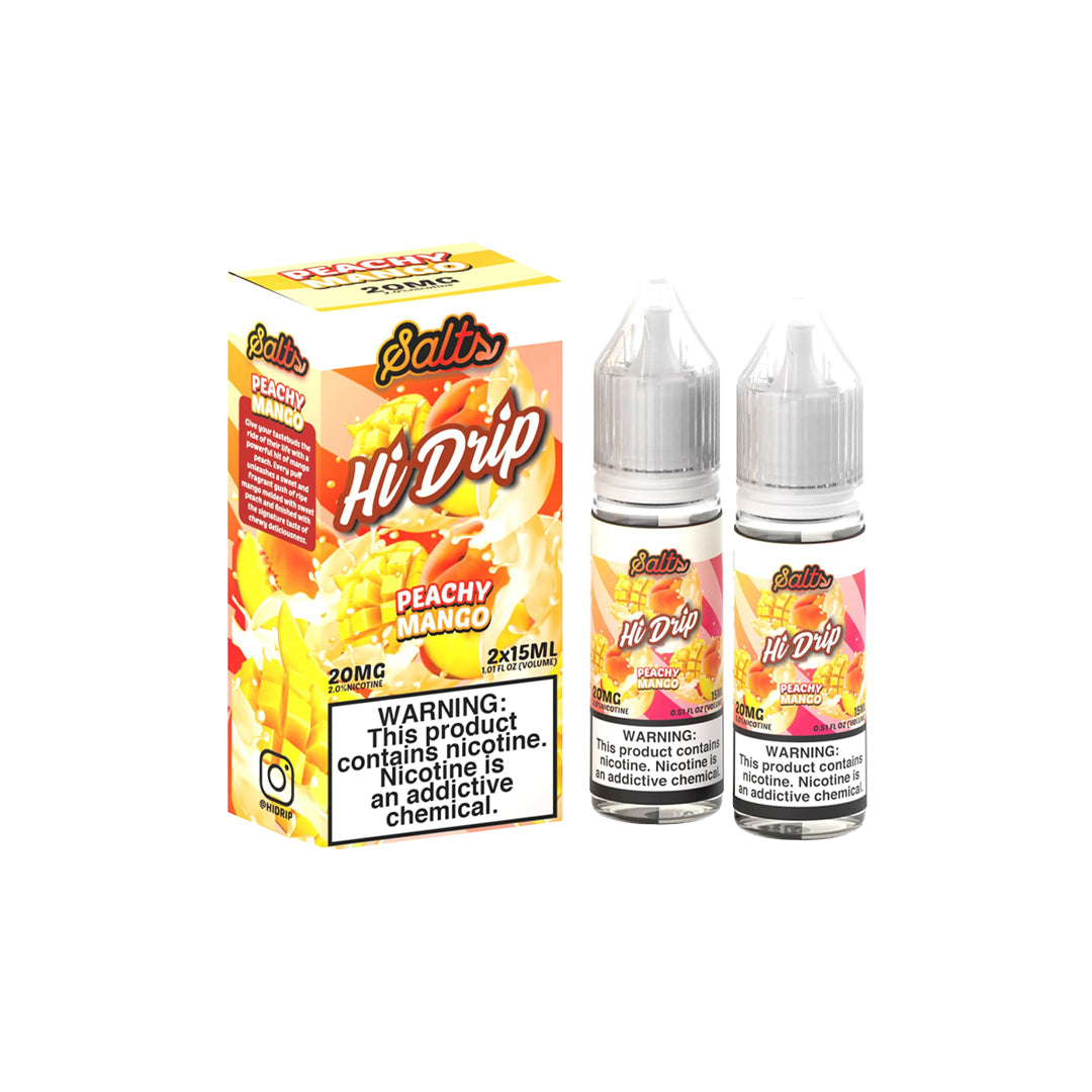 Hi-Drip Salt 30ML - Peachy Mango – Puff Supply