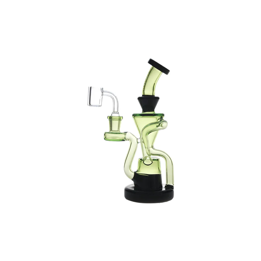 PHX546 8.2 Inch Recycler Dab Rig with Quartz Banger